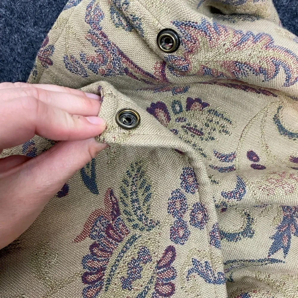 J. Jill Wrap Skirt Tan Tapestry 6P
